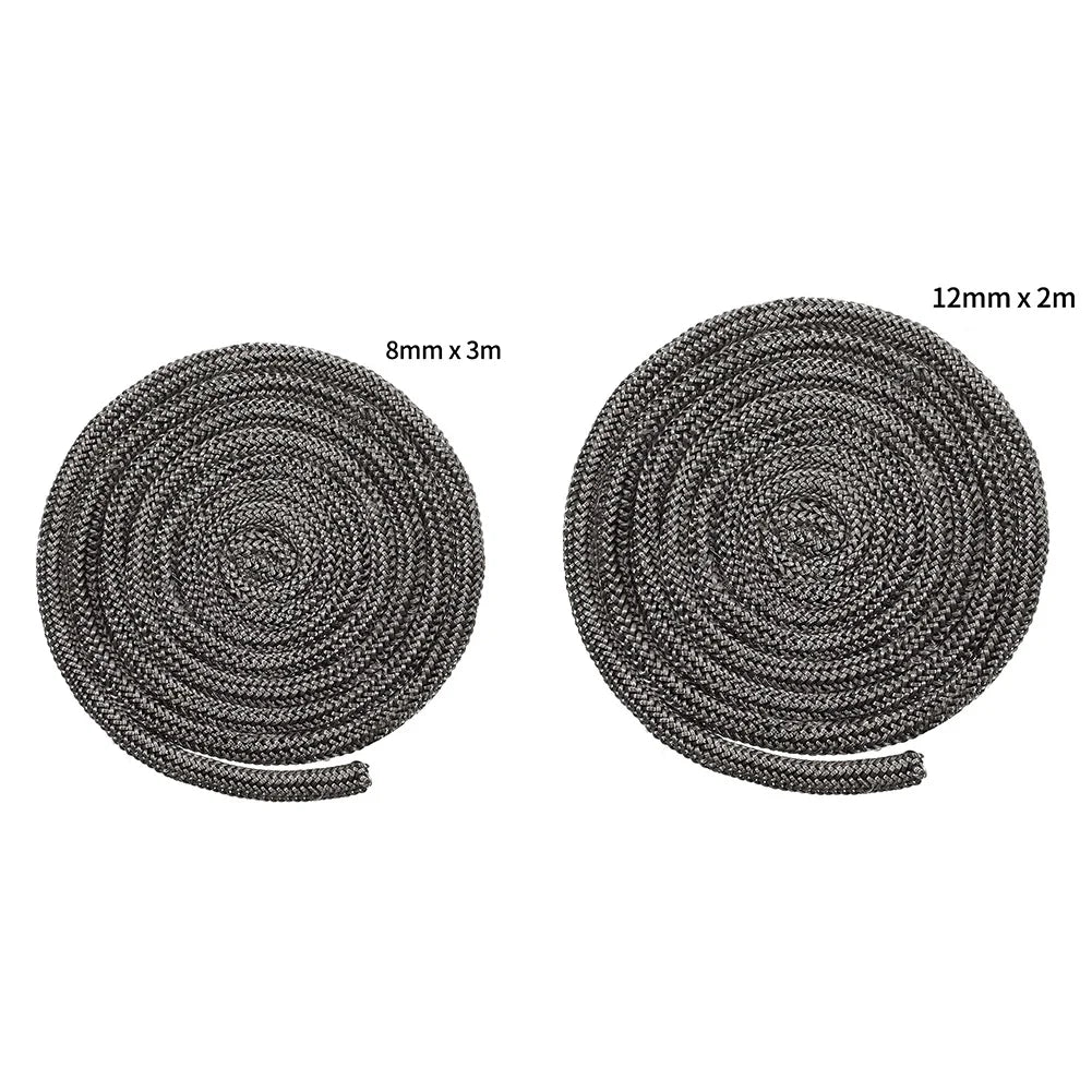 Black Gasket Cord X 2m Chimneys&fireplaces Sealed Soft Wood