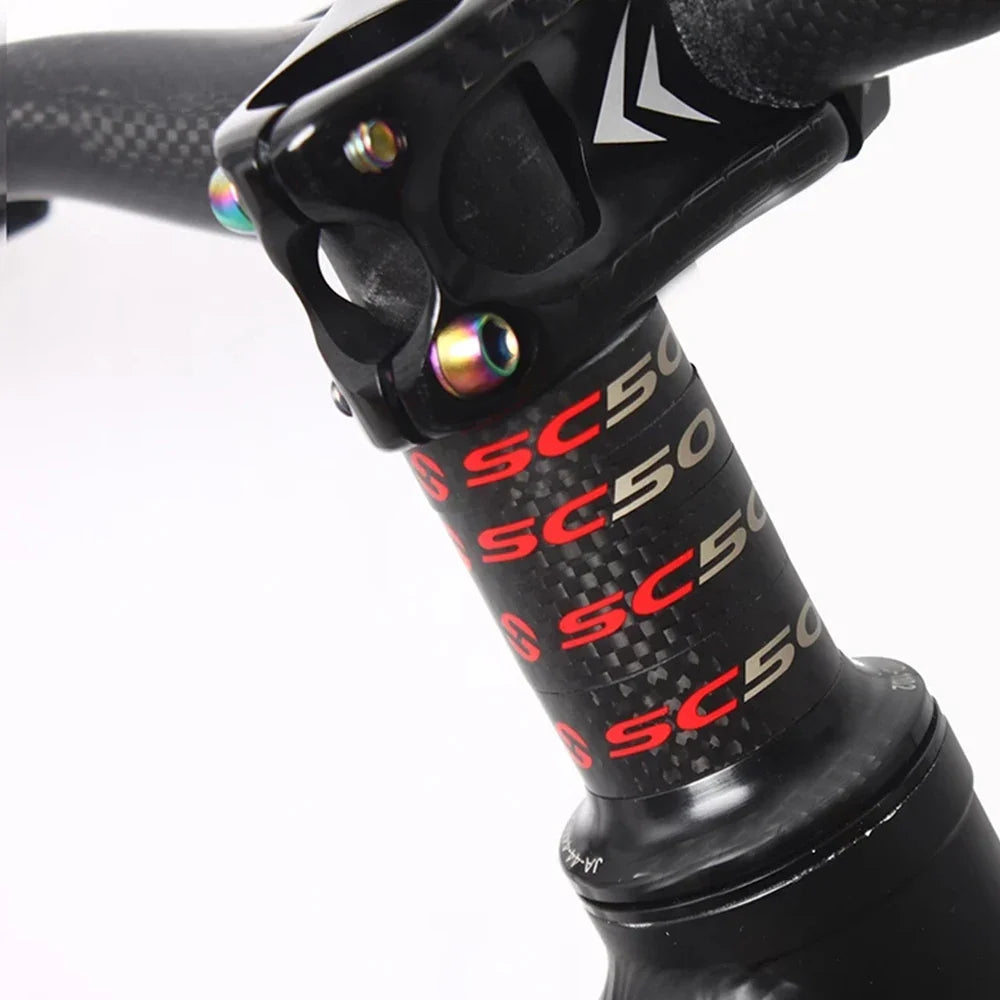 3K Carbon Fiber Headset Spacers 10/15/20mm – 1-1/8" Bike