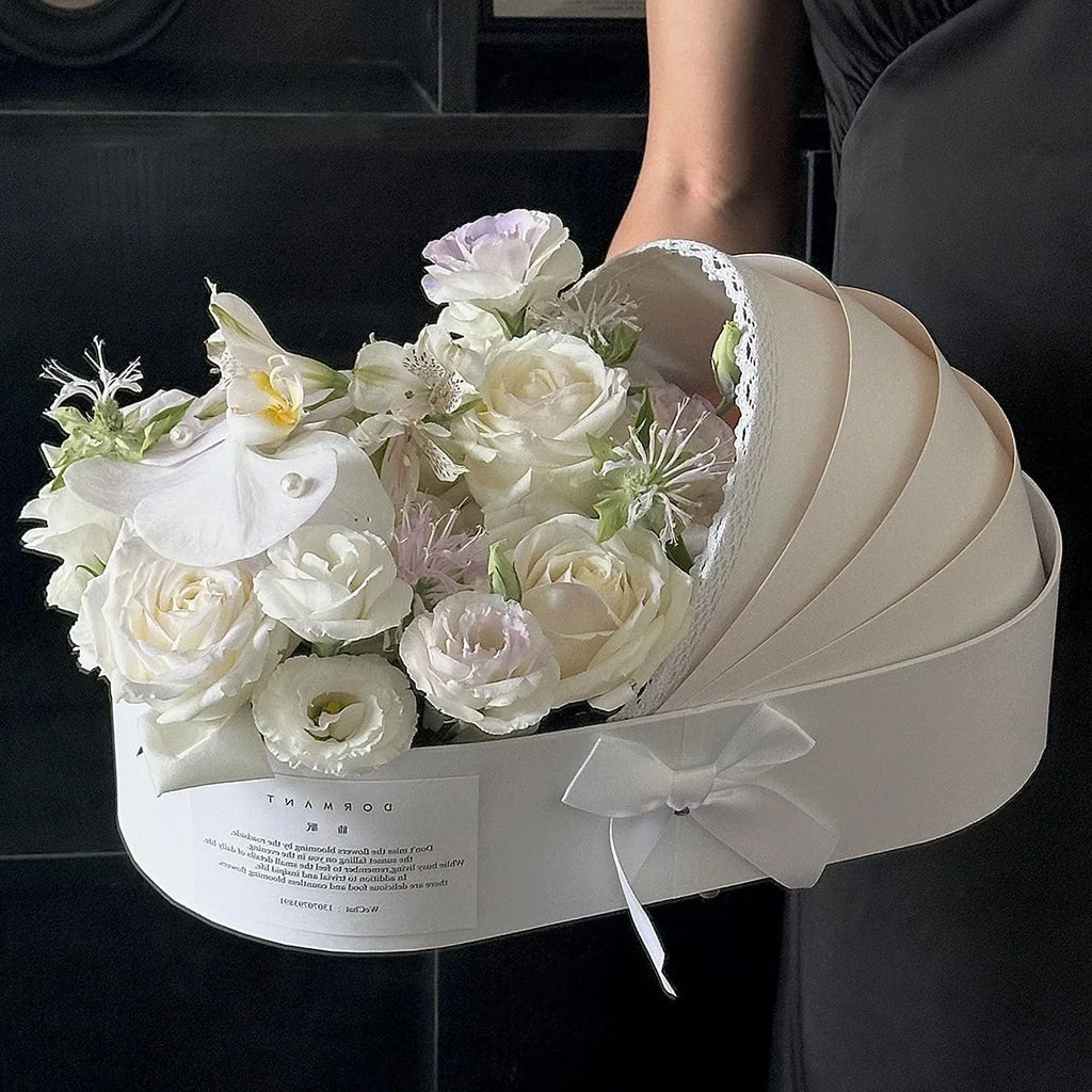 Baby Shower Box Flower Wedding Celebration Romantic Contatiner