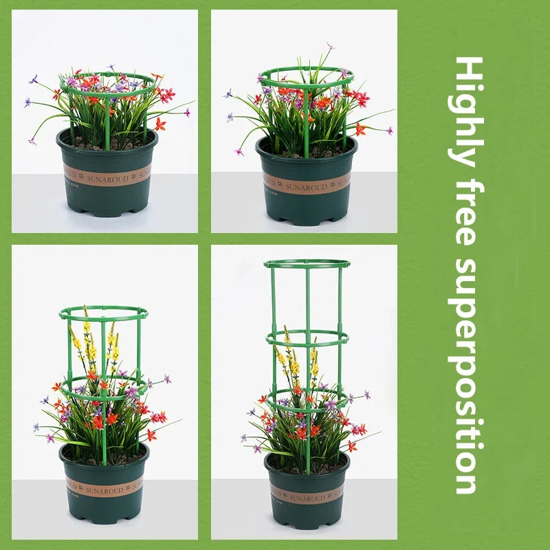 Adjustable Tomato Cage Plant Support Trellis Stakes – 1 Set