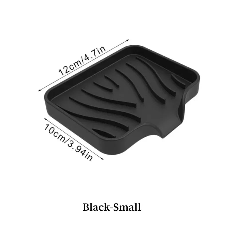 Silicone Soap Dish with Drain | Anti-Slip Sink Tray