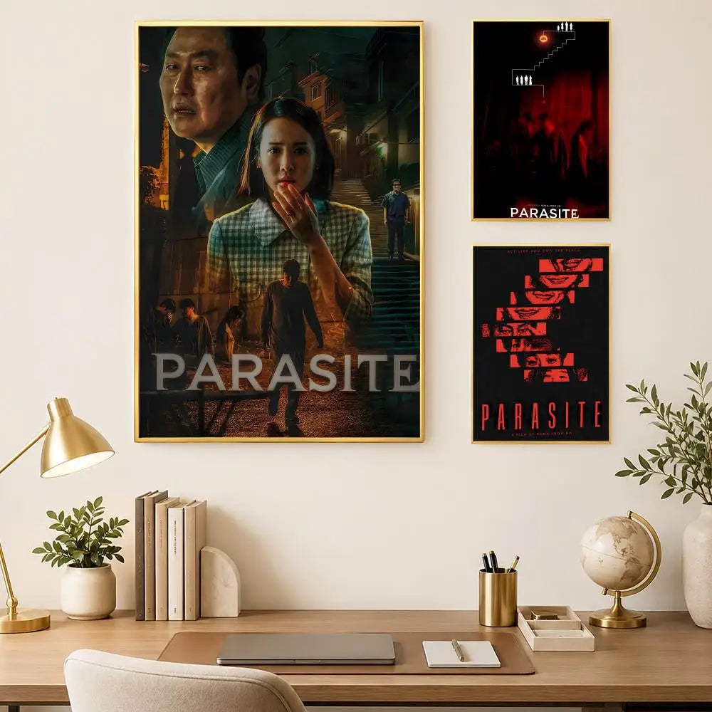 Parasite Movie Poster Self-Stick HD PVC Waterproof Wall Art