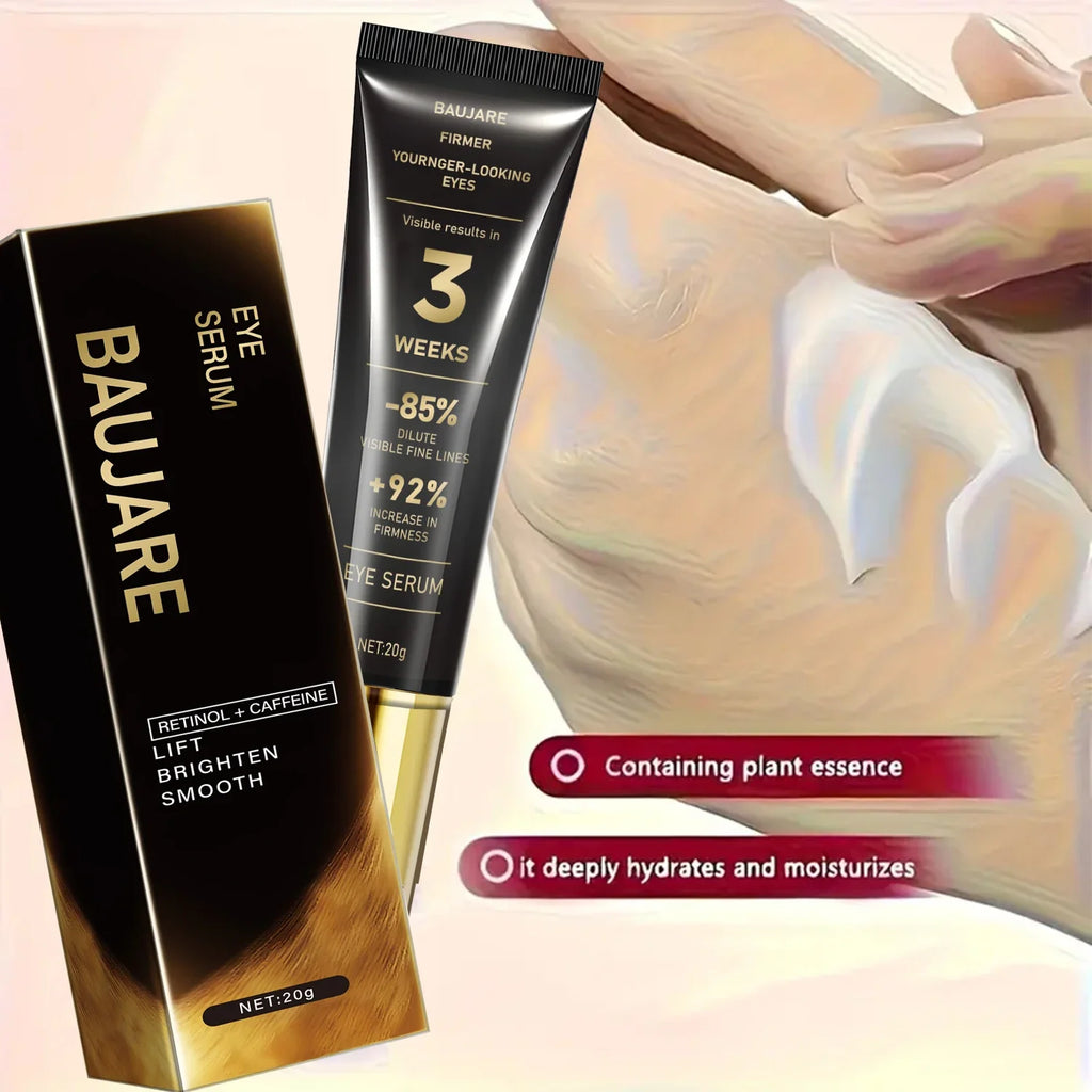 Retinol & Caffeine Eye Serum – Collagen, Hyaluronic Acid & Bee Venom