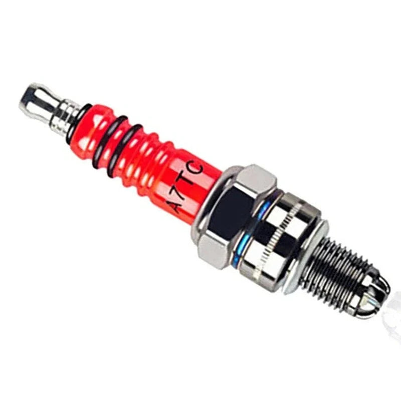 Racing 3 Electrode Spark Plug A7TC Fits GY6 50CC 110CC 125CC 150CC
