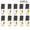 10-Pack Carbon Brushes for GWS 20-230 H Angle Grinder 6.3×16×22mm