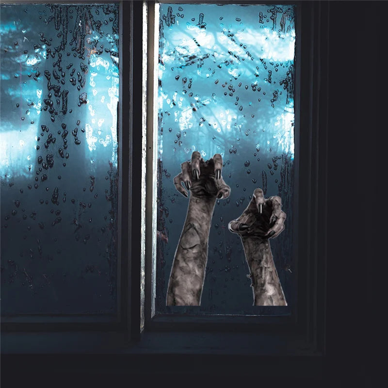 3D Ghost Hand Wall Sticker Self-adhesive Removable Wallpaper Horror
