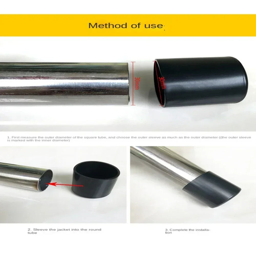 PVC Round Furniture Leg Caps | Anti-Skid Floor Protective Feet