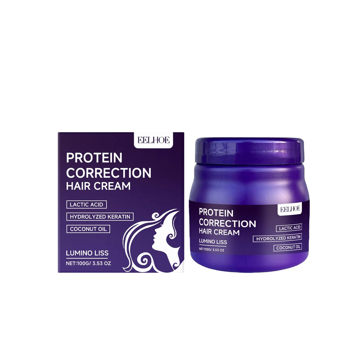 Protein Hair Straightening Cream – Frizz Control & Moisture