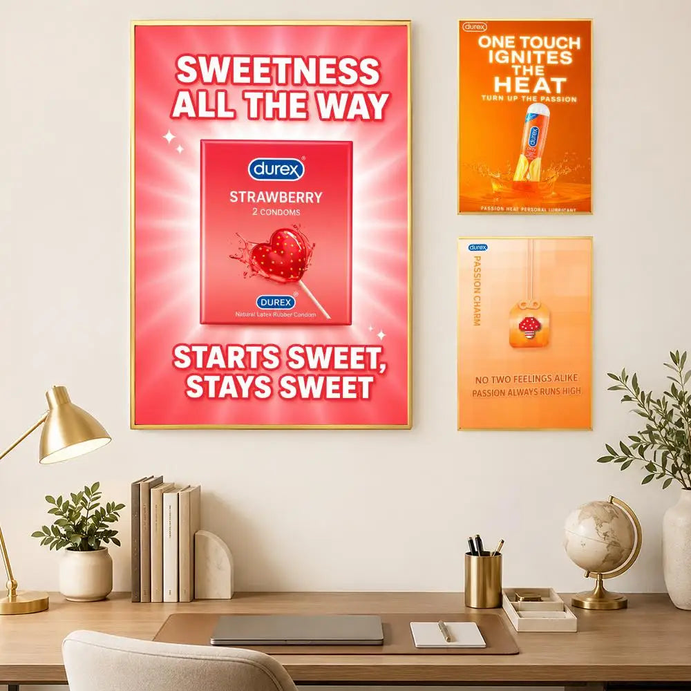 Self-Stick HD PVC Wall Art Poster – Waterproof Home Decor