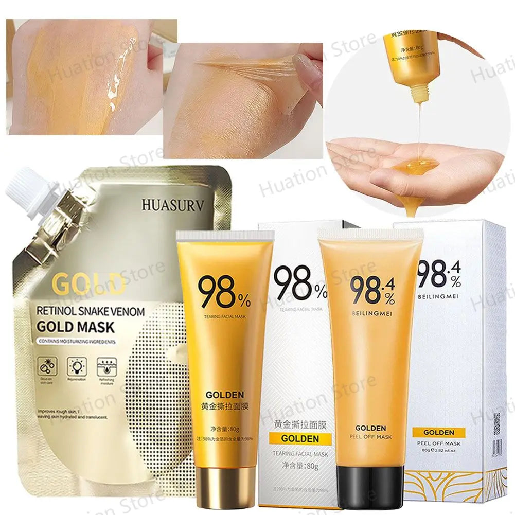 Gold Peel-Off Face Mask – Oil Control, Pore Purifying & Moisturizing