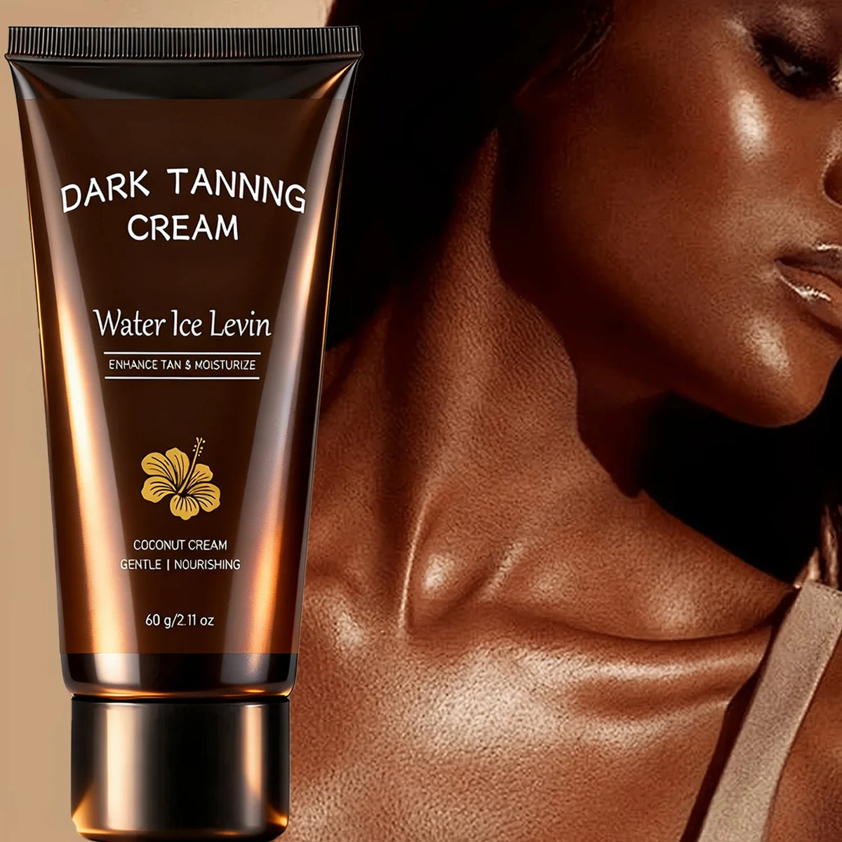 Collagen Coconut Self Tanning Cream – Dark Glow | 60g