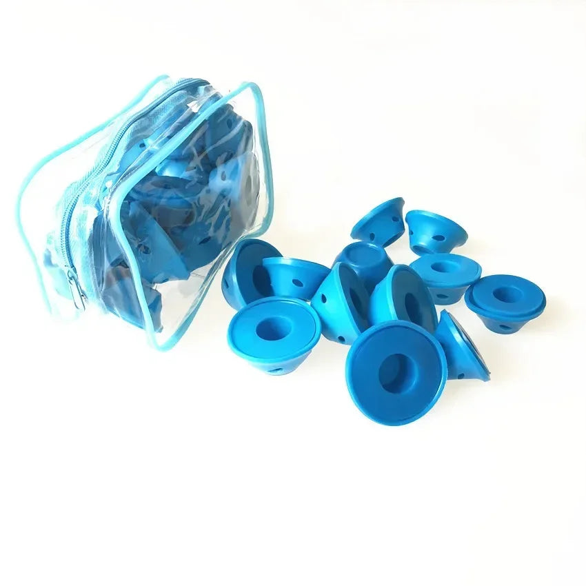 20pcs No-Heat Silicone Hair Curlers – No Clip DIY Rollers