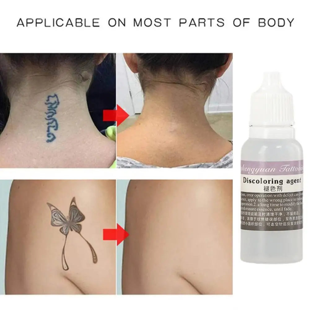 Tattoo Fading Oil & Eyebrow Color Remover – 15ml Correction