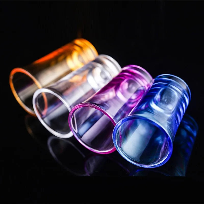 10-Pack Plastic Shot Glasses | Stackable Party Barware Set