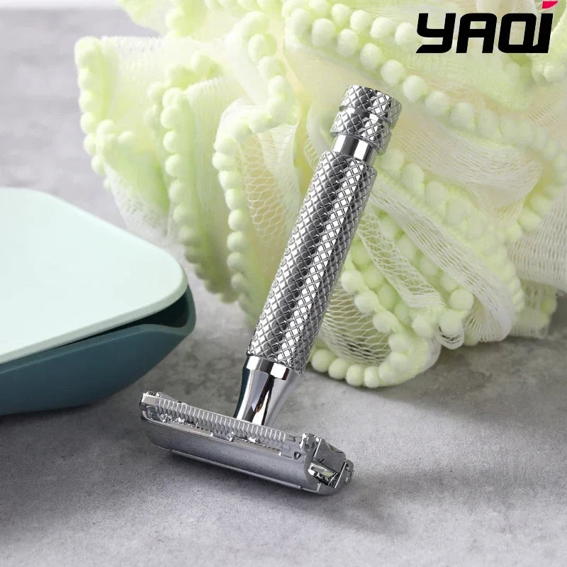 2026 Flash Yaqi Monarch Chrome Safety Razor Blade Gap Valentine's Day