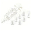 8-Piece Cake Piping Tips Set | Food Grade Plastic Nozzles