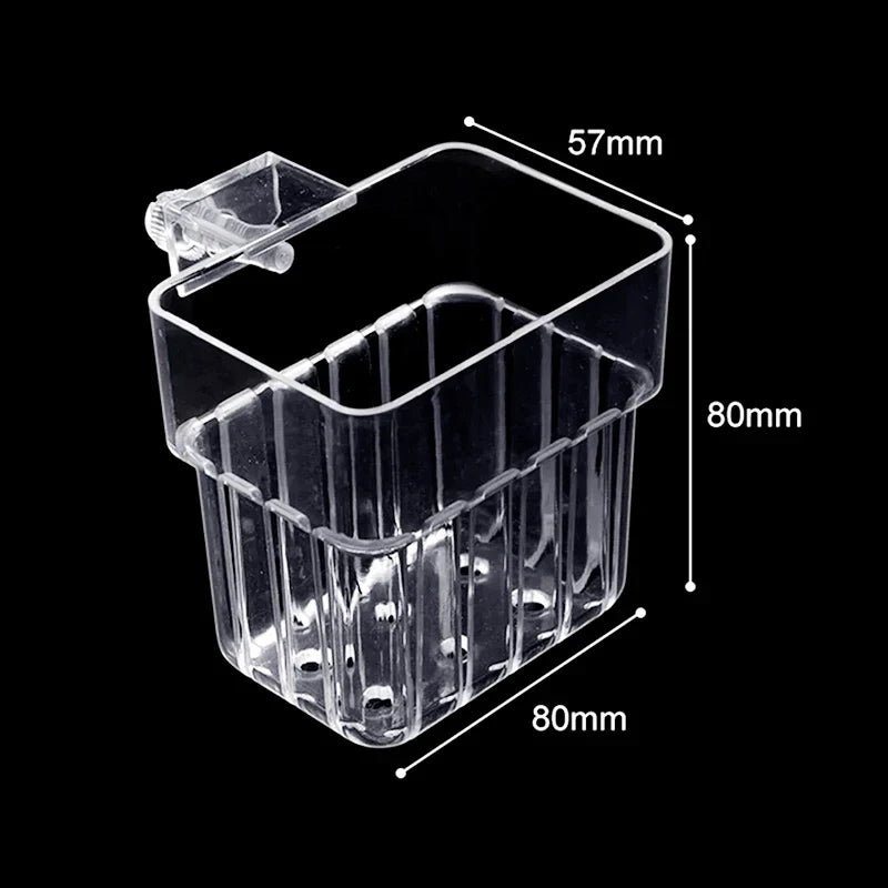 Wall-Mounted Aquarium Planter Cup – Fish Tank Plant Holder