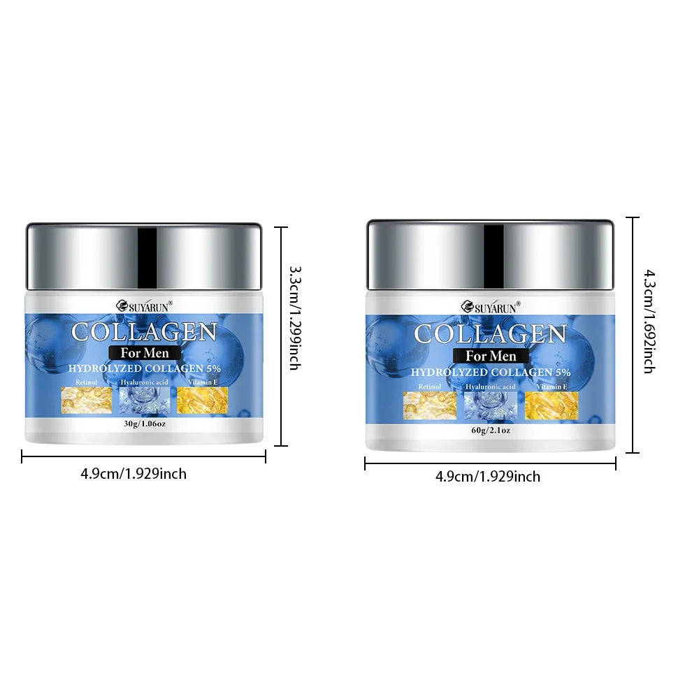 SUYARUN Collagen Men's Face Cream – Daily Hydrating Moisturizer