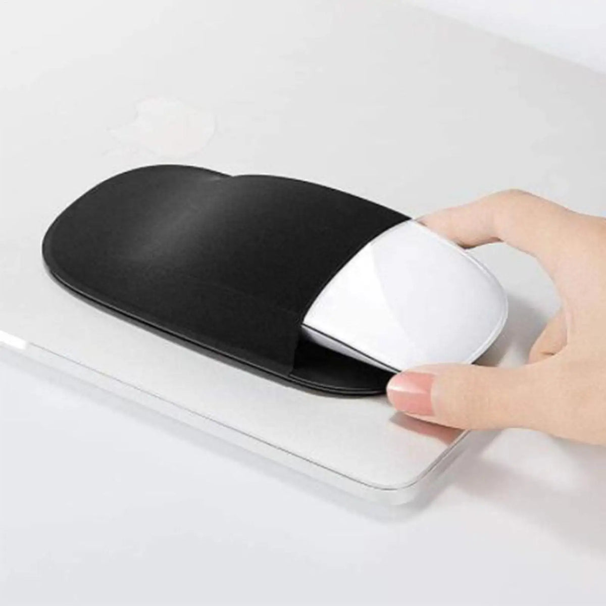Reusable Adhesive Mouse Holder Pouch for Laptop & MacBook