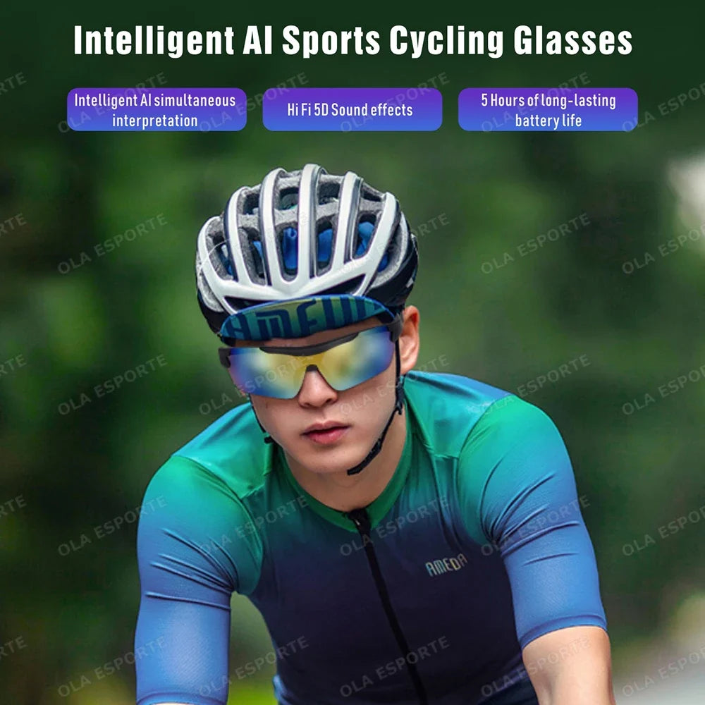 Newest Audio Outdoor Smart Glasses Wireless Bluetooth Call Music
