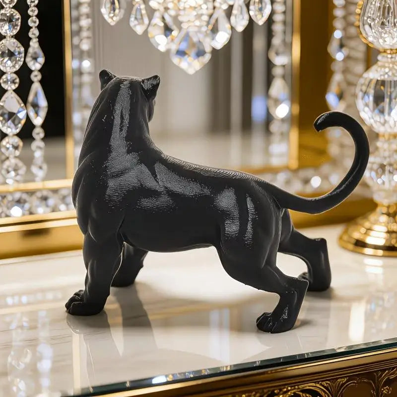 3D Printed Black Panther Statue | Desktop & Dashboard Décor