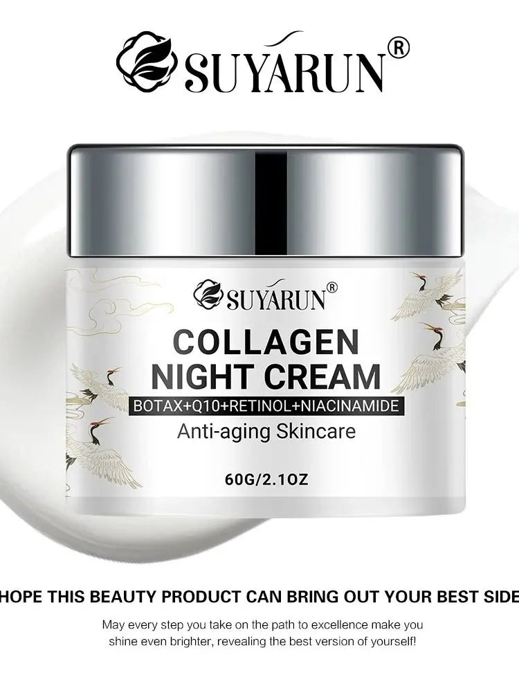 SUYARUN Night Repair Cream – Collagen, Niacinamide & Ginger
