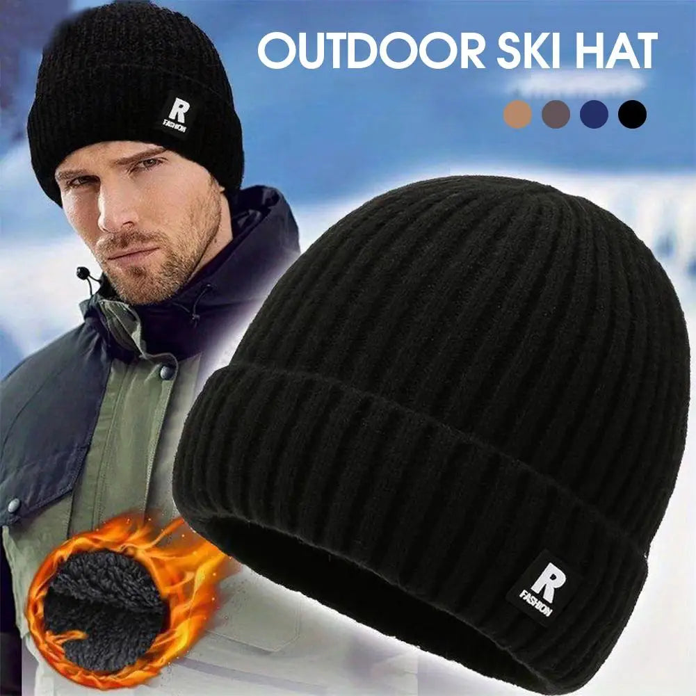 Soft Knit Beanie Hat Men Women Casual Winter Beanies Fashionable