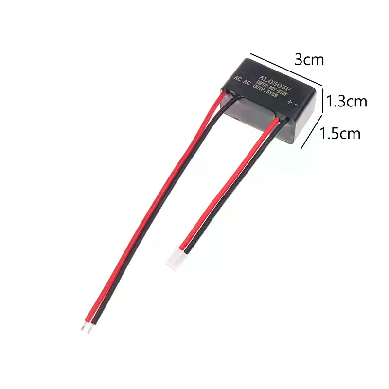 AC 220V DC 5V 1A 12V 5W AL0505F Waterproof Epoxy Potting Light Power