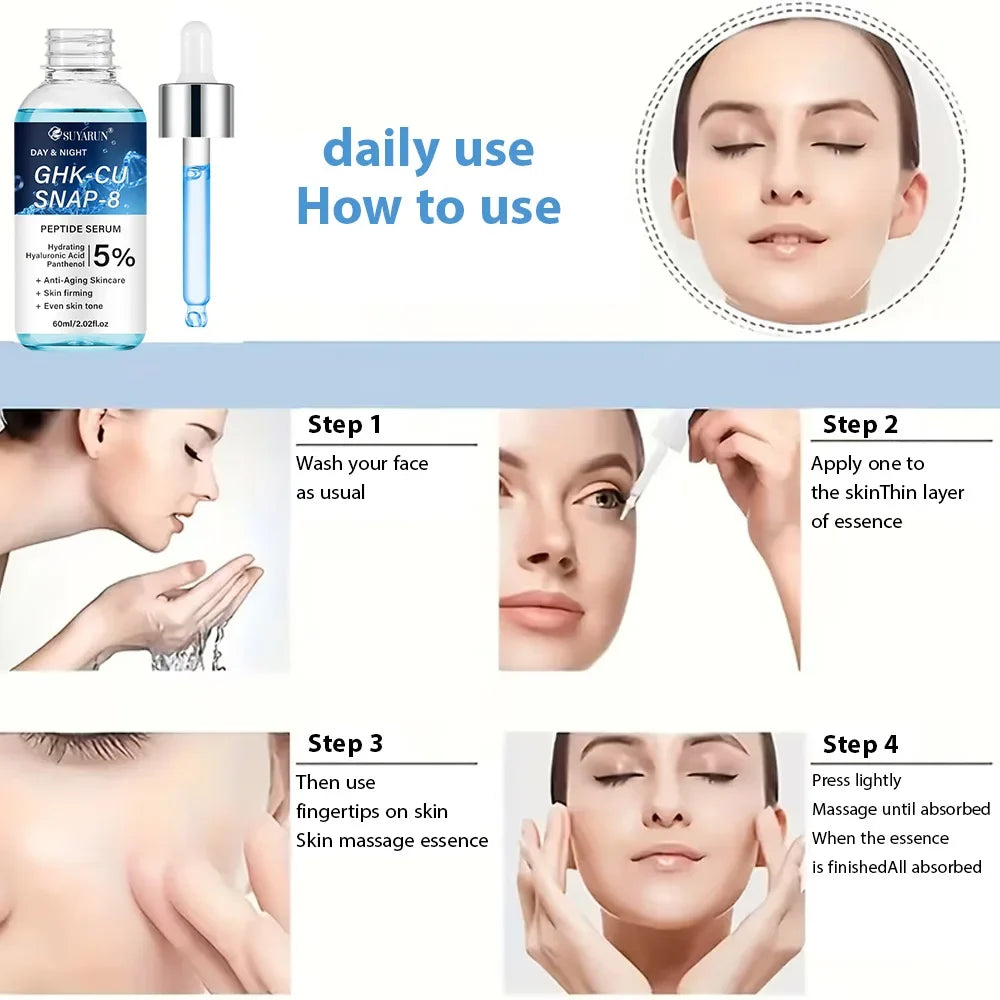 SUYARUN GHK-Cu & SNAP-8 Peptide Serum – Firming Face Serum