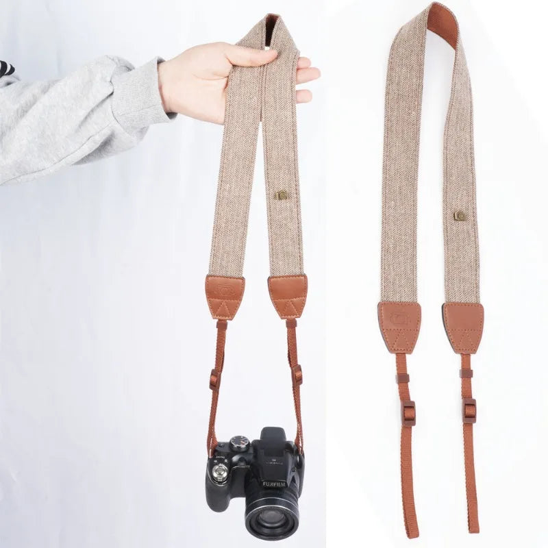 Retro Vintage Camera Neck Strap – DSLR & Mirrorless Universal