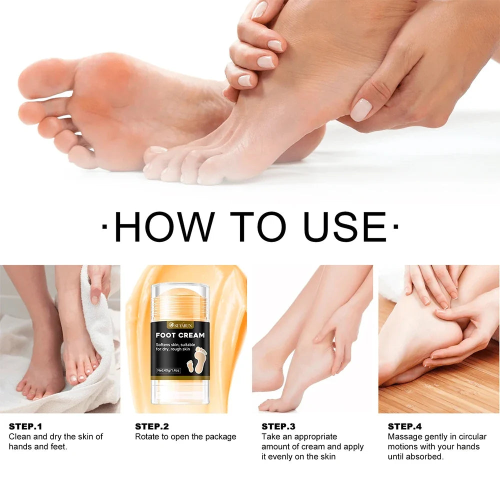 SUYARUN Foot Care Cream Stick | Shea Butter & Tea Tree Oil
