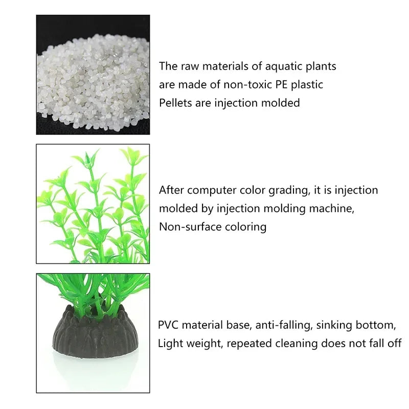 Glowing Artificial Anemone Aquarium Decoration | Silicone Plant