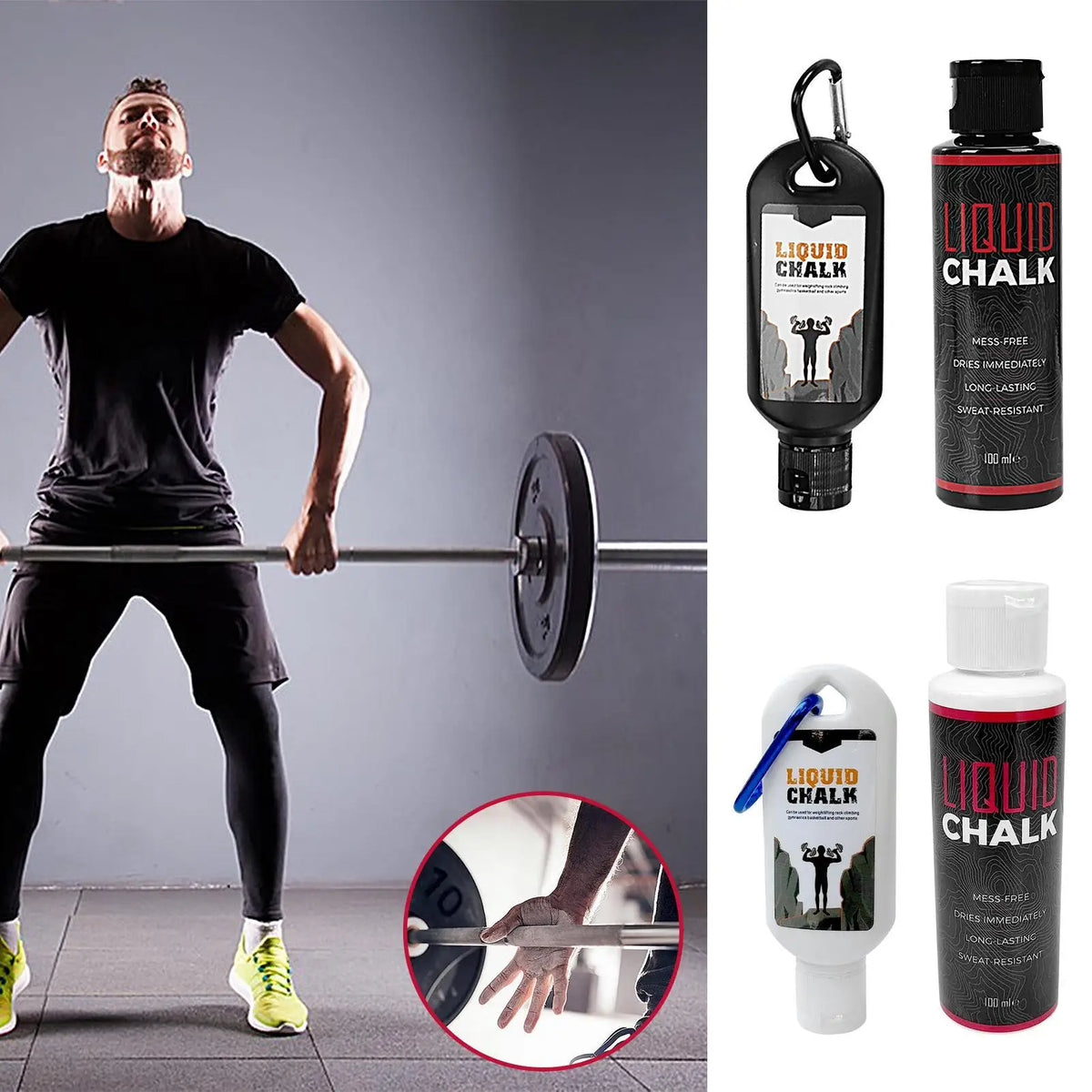 Liquid Workout Chalk – Magnesium Grip for Lifting & Climbing