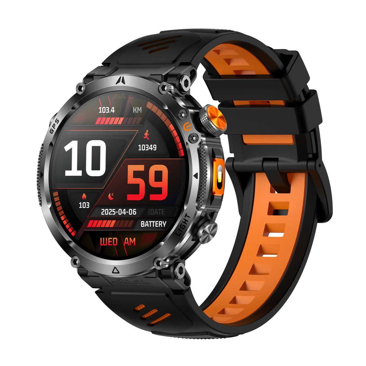 GPS Sports Smartwatch 1.7" HD Bluetooth Call Health Monitor