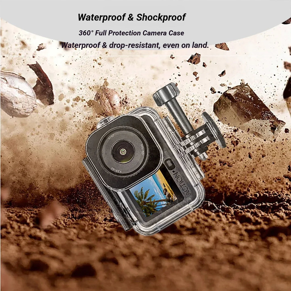 70M Waterproof Housing Case for DJI OSMO Action 6 – Dive Shell