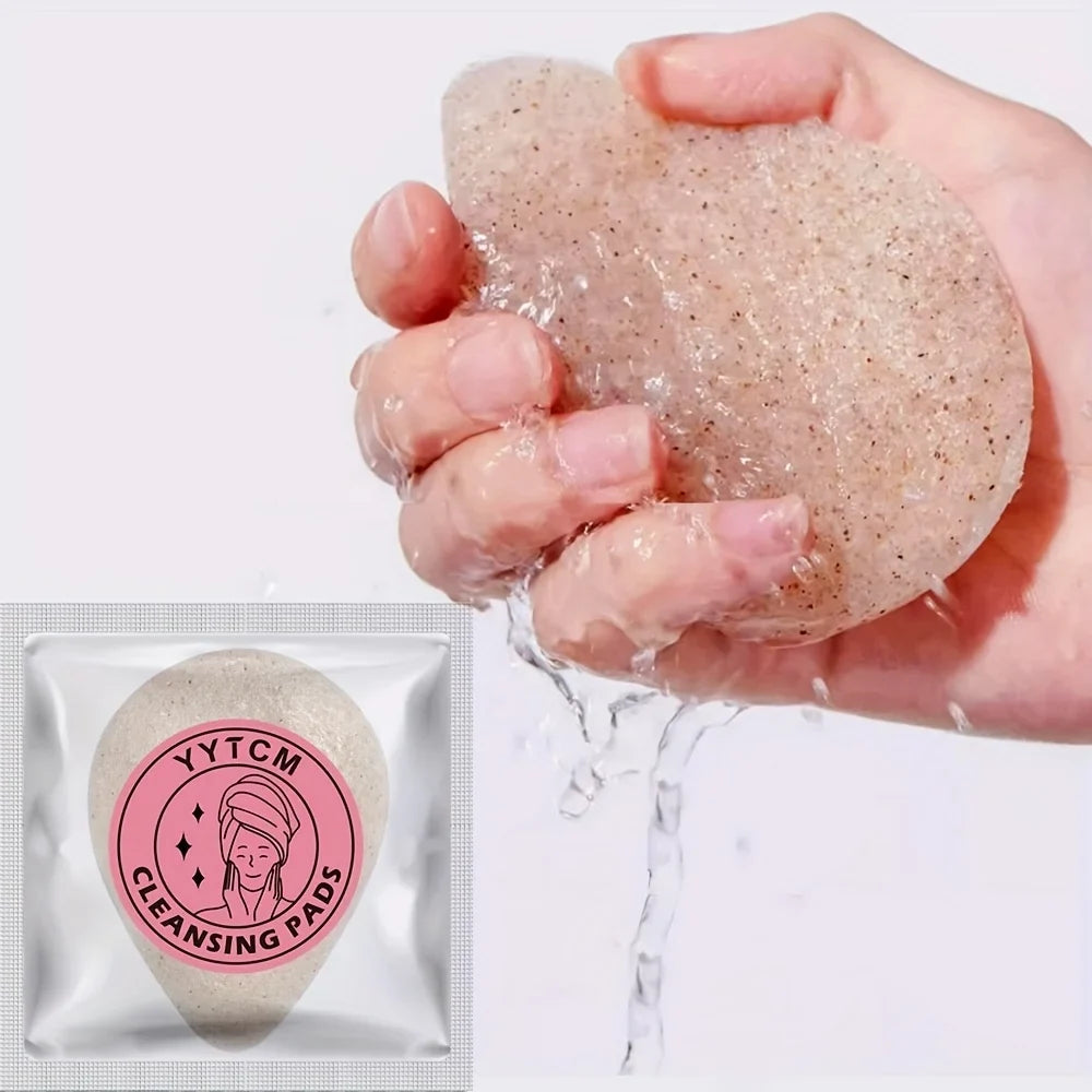 Walnut Konjac Face Sponge – Natural Cleansing & Makeup Remover