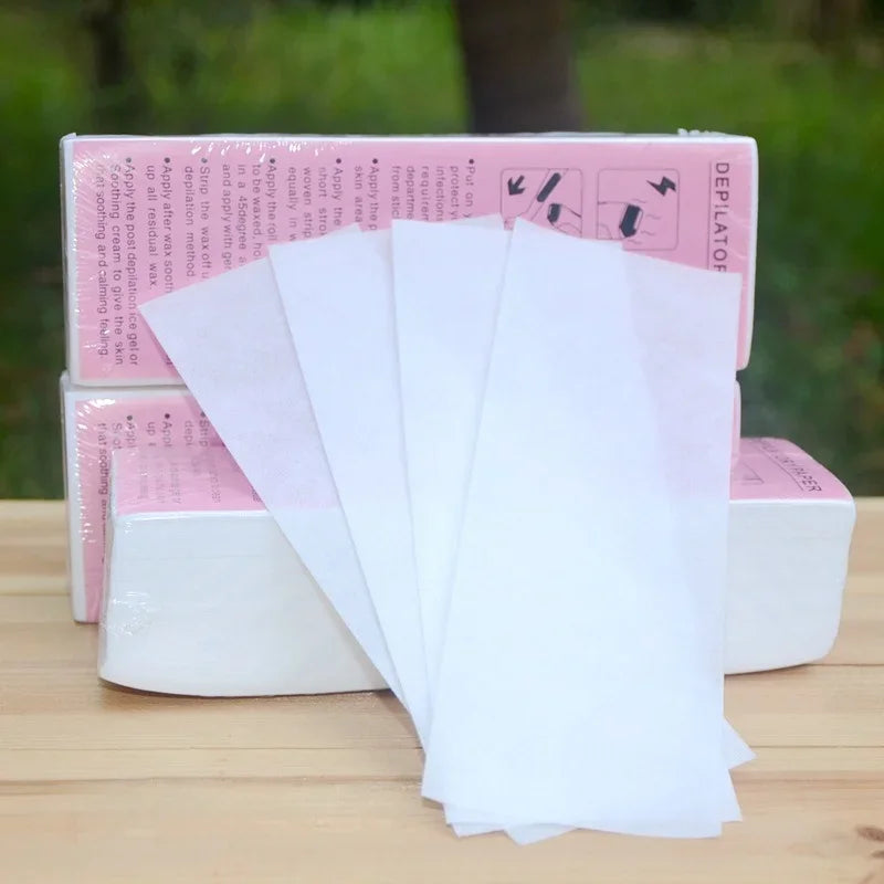 5-Pack Non-Woven Waxing Strips | 500 Depilatory Papers