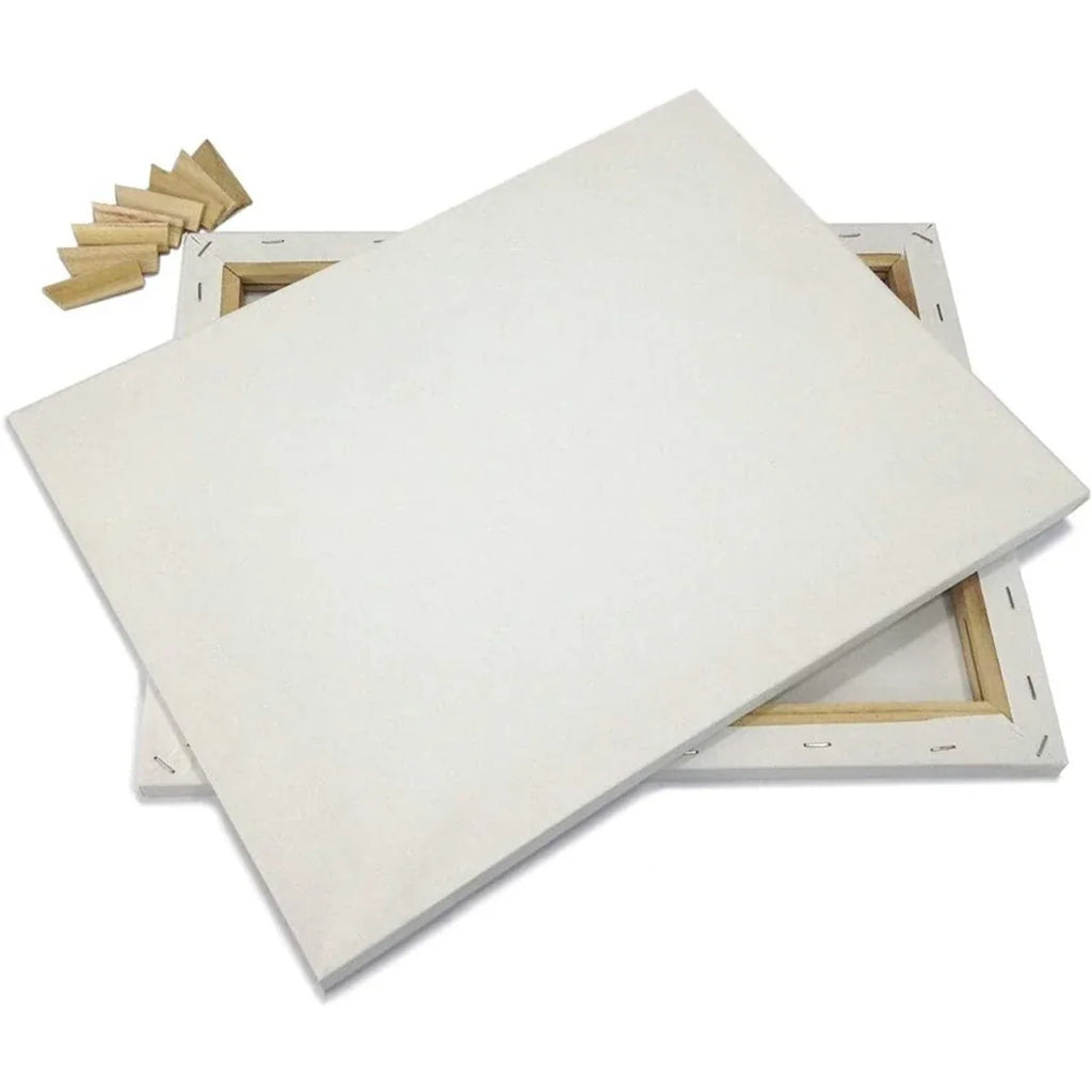 Bview Art 30x40cm 100 Cotton Blank Stretched Canvas Oil Acrylic
