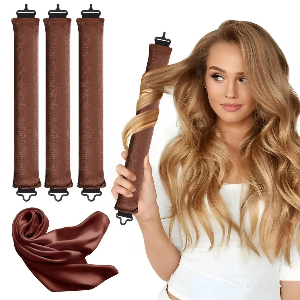 Heatless Hair Curler Sleep-friendly Curling Wand 3 5 Diameter Large