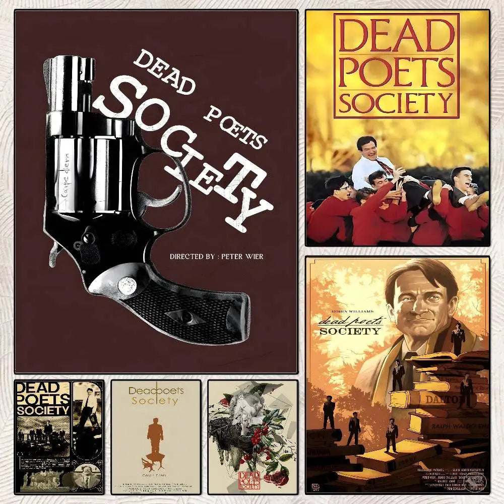 Dead Poets Society Movie Poster – HD Self-Adhesive Wall Art