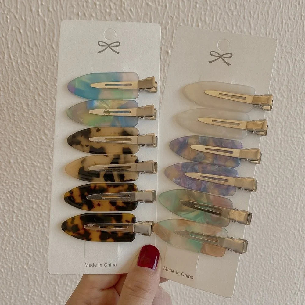 No-Crease Seamless Duckbill Hair Clips | Bangs & Fringe Set