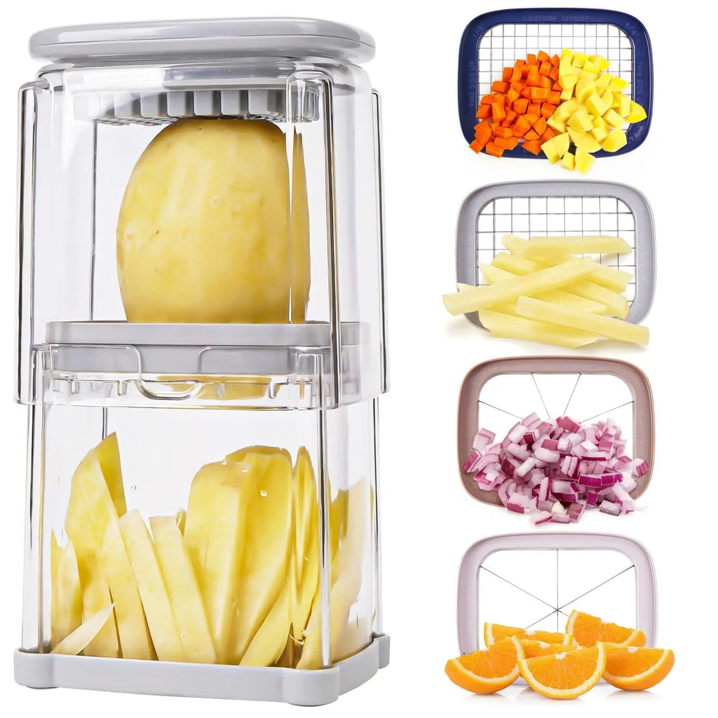 4-in-1 Stainless Steel Vegetable & Fruit Slicer Shredder
