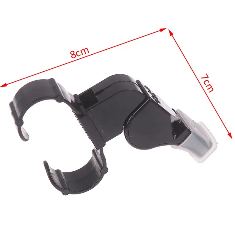 Black Plastic Pealess Finger Grip Sports Skate Soccer Football