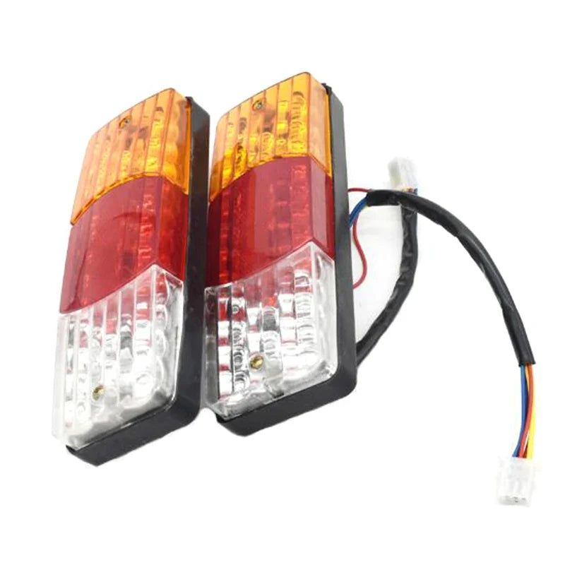 3-Color LED Motorcycle Tail Light – 12V Brake & Turn Signal