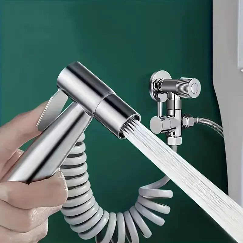 High-Pressure Handheld Shower Set | Self-Cleaning Nozzle
