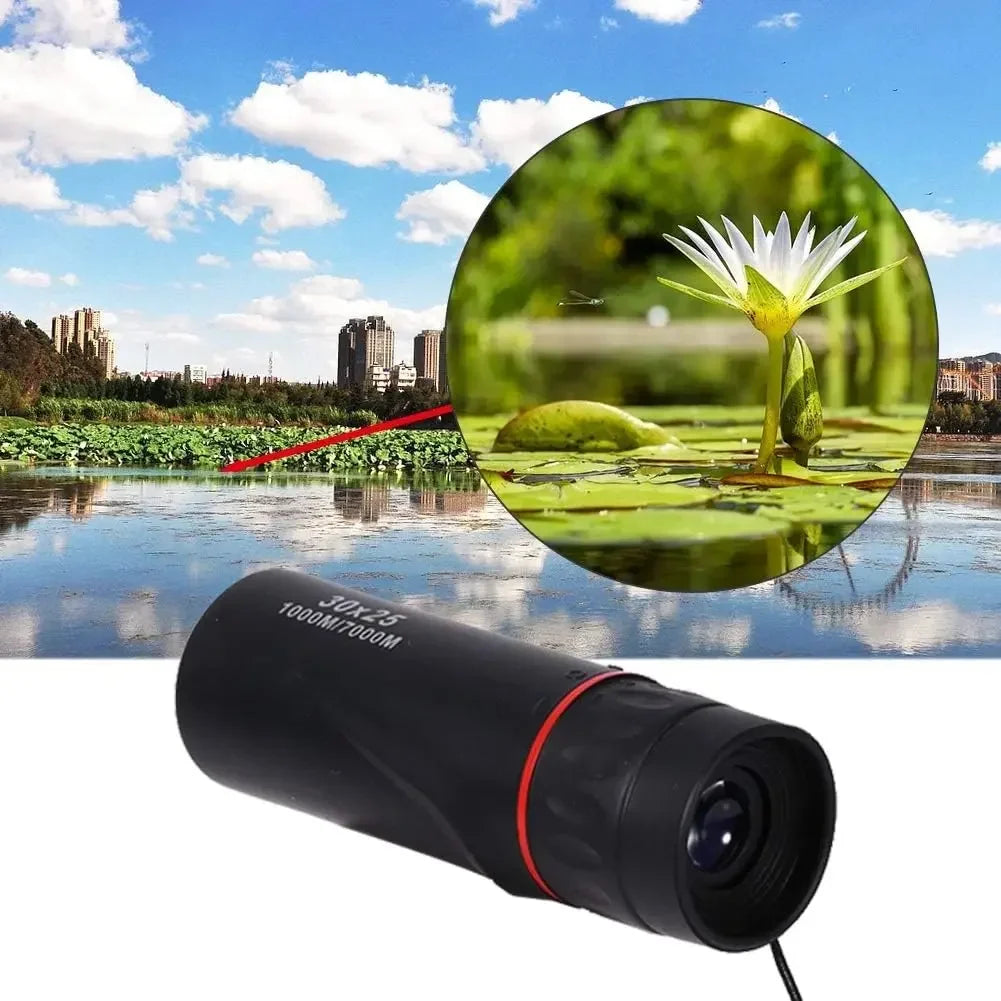 HD Monocular Telescope with Phone Holder | 8-10x22 Portable