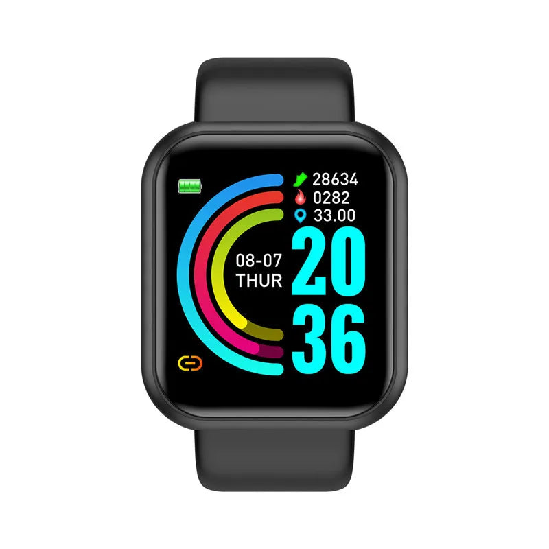 CHAOGENB Y68 Smart Watch – Fitness Tracker & Notifications