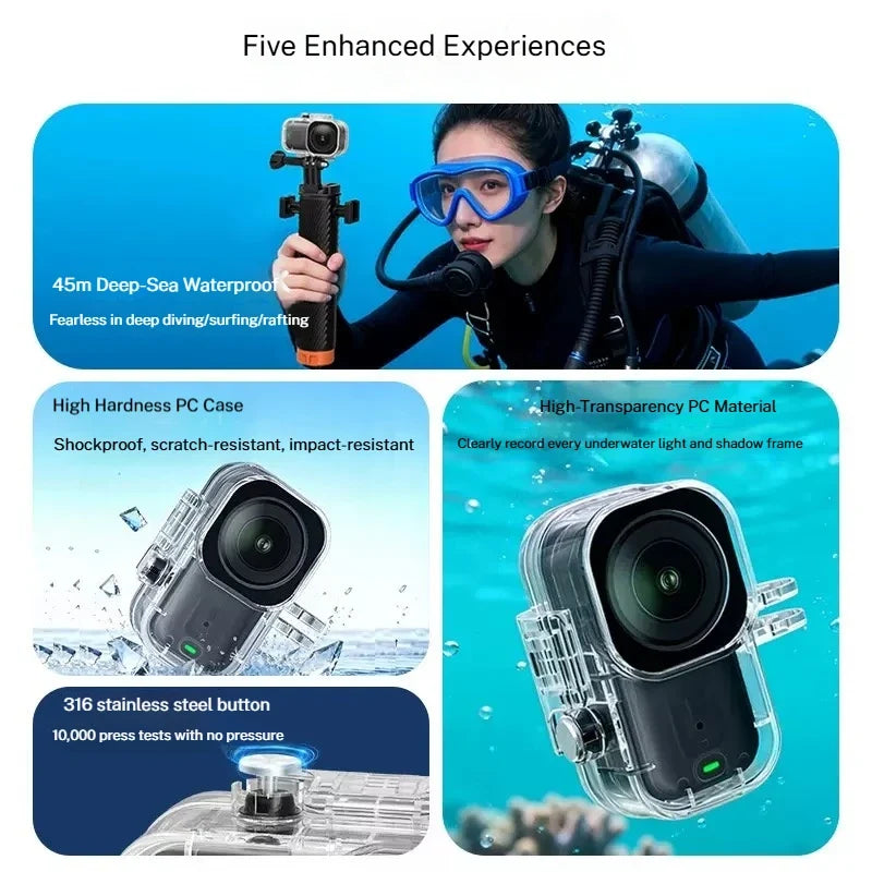 60M Waterproof Dive Housing Case for DJI Osmo Nano