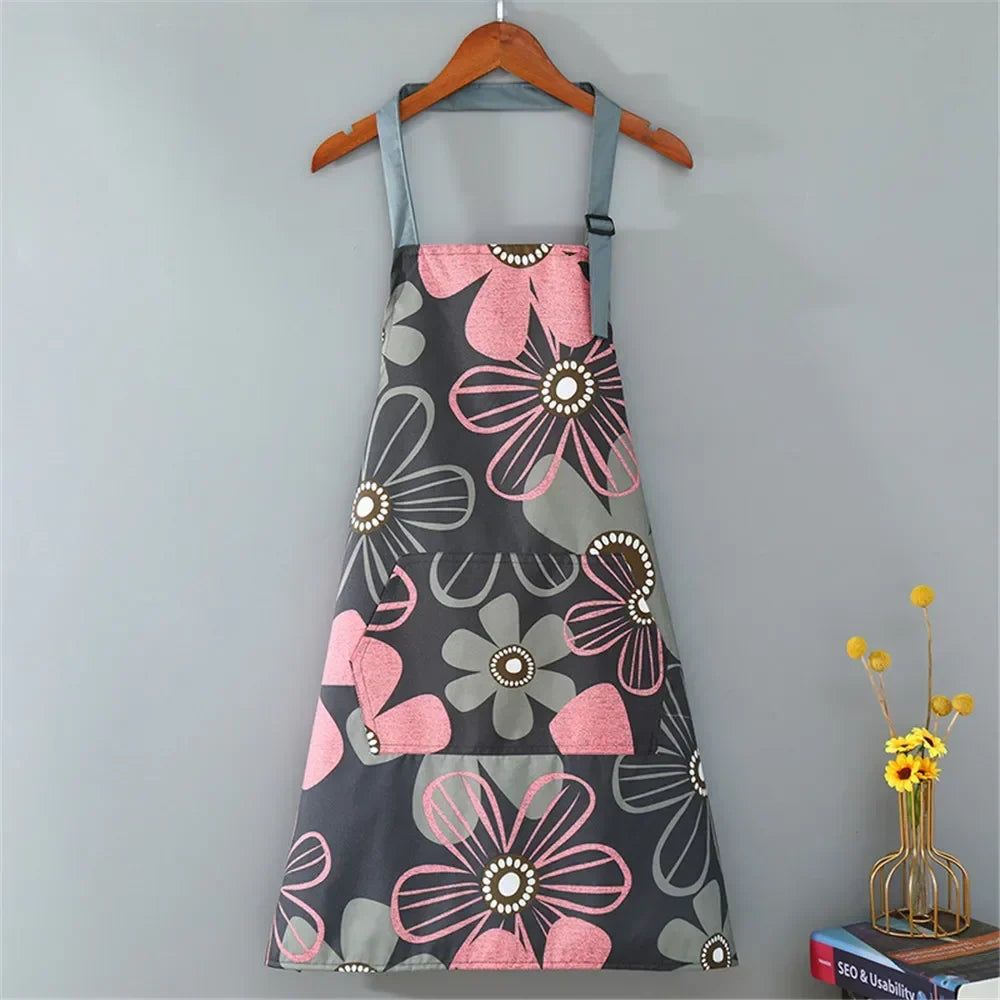 Aprons Fashion Cotton Fabric Waterproof Thickened Dirt Resistant