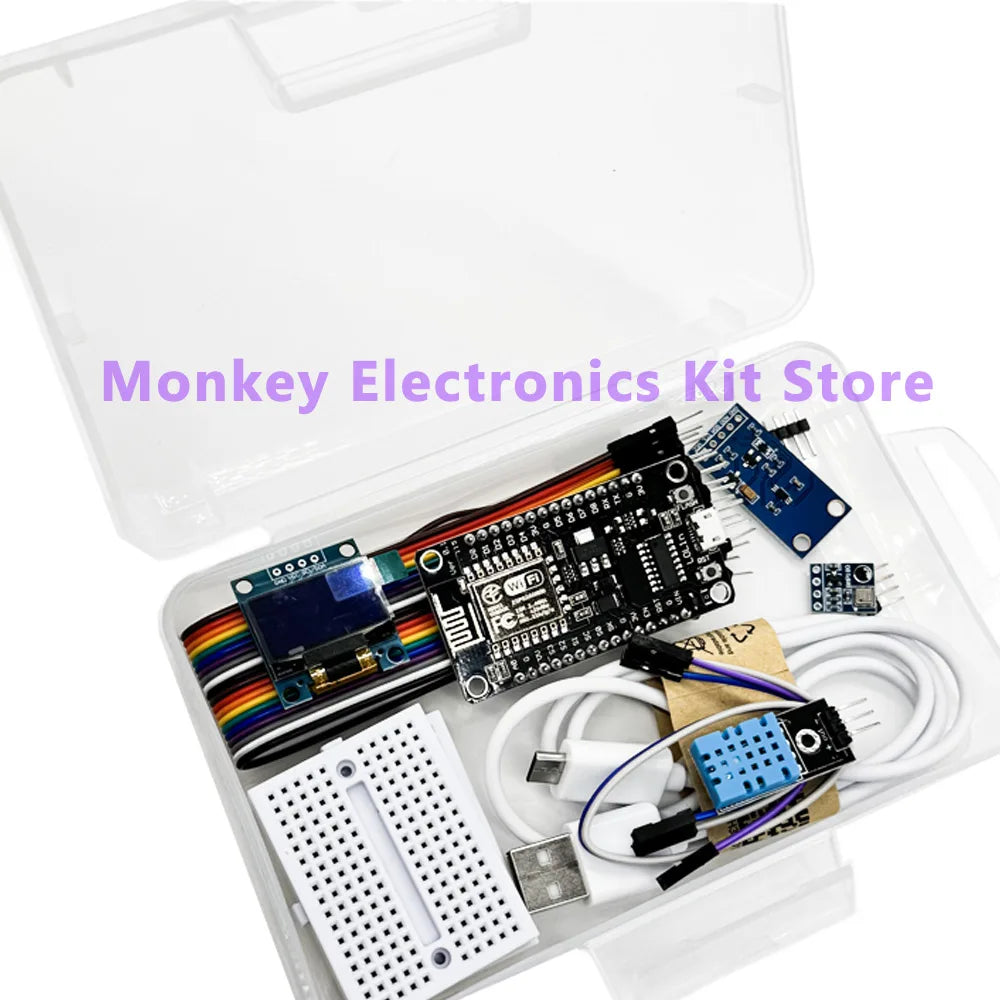 ESP8266 Weather Station Kit – OLED, DHT11, BMP180 & More